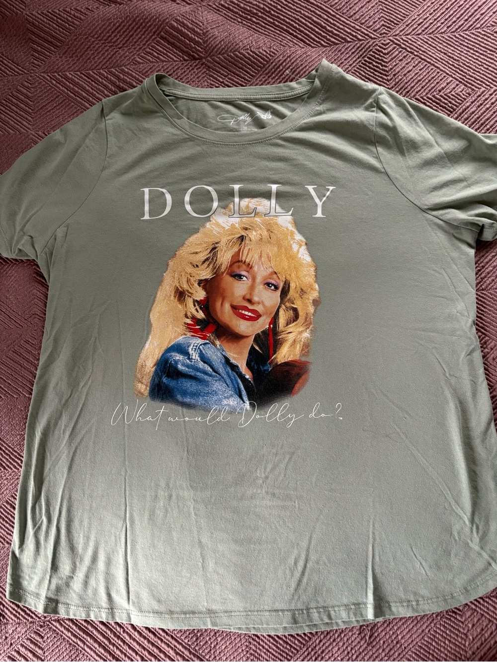 Dolly Parton Tee 1X What Would Dolly Do? - Picture 2 of 6